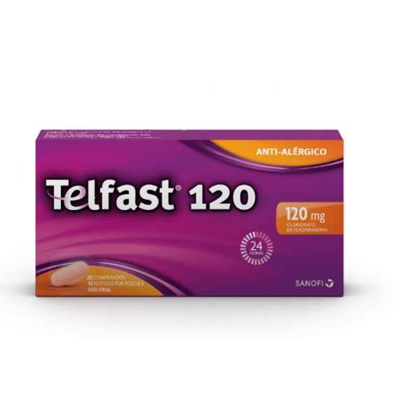 Telfast 120, 20 comprimidos