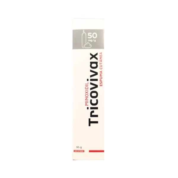 Tricovivax , 50 mg/g Recipiente pressurizado 95 g Espuma cutanea