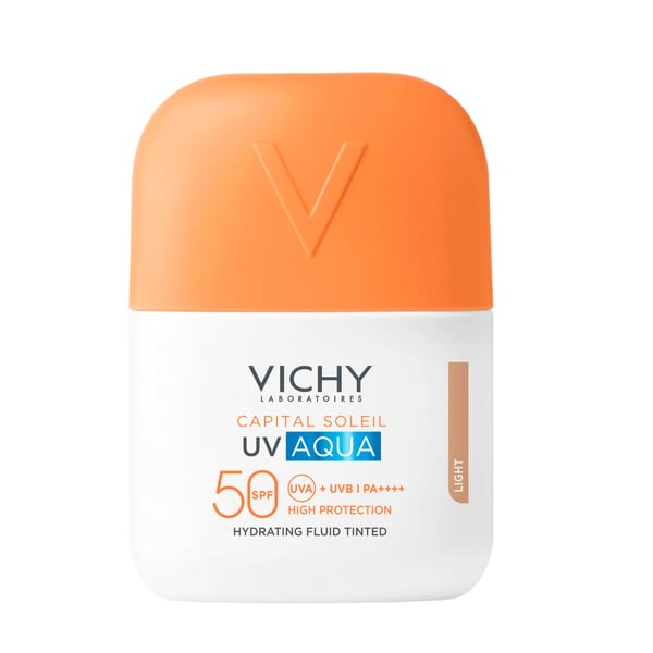Vichy Capital Soleil UV Aqua Fluido Hidratante c/Cor (Tonalidade Clara) SPF50, 50ml