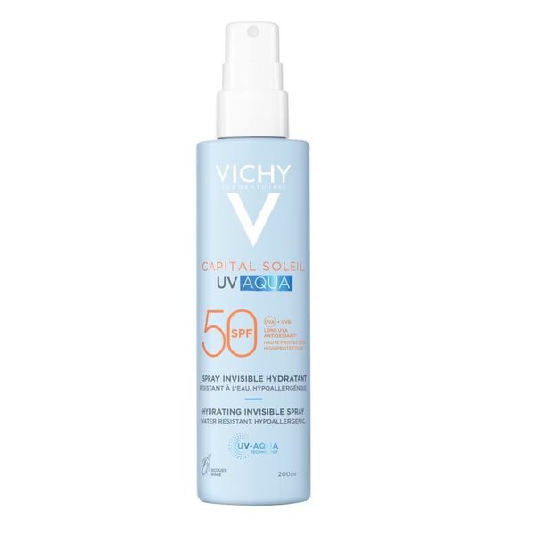 Vichy Capital Soleil UVAqua Spray Hidratante Invisível SPF50 200ml