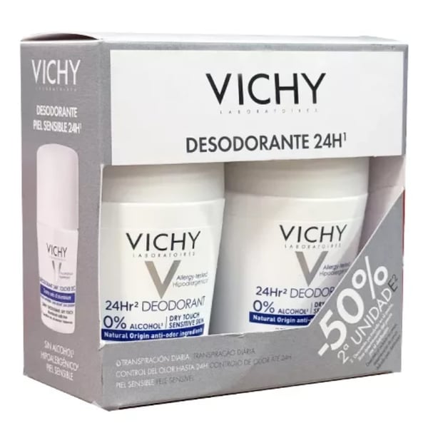 Vichy Deo Roll On Dry Touch 24h 50ml (-50% 2U)
