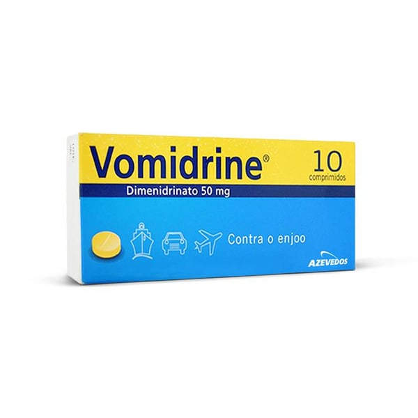 Vomidrine 50 mg 10 comprimidos