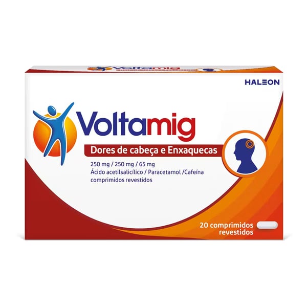 Voltamig, 250 mg + 250 mg + 65 mg Blister - 20 Comprimidos revestidos 